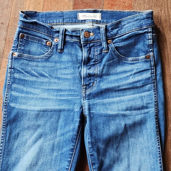 Madewell 9" High-Rise Button Fly Skinny Jeans Size 26 - Picture 6 of 16